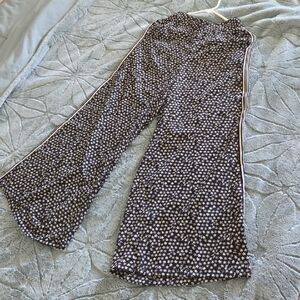 Max Studio Black and White Wide Leg Pants